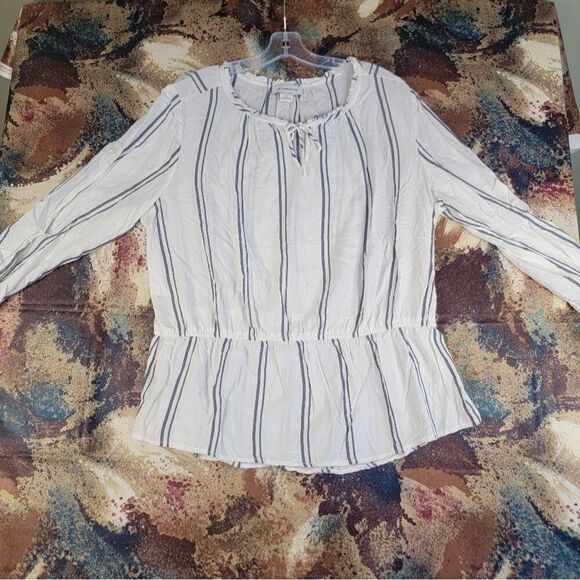 Women's Liz Claiborne Beautiful Pull Over Blouse Xtra Large - Picture 1 of 11